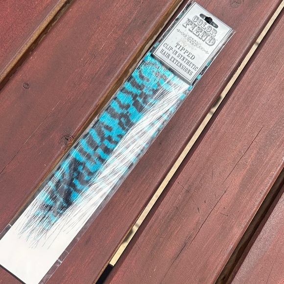 Hot Topic tipped clip in synthetic hair Hair Extensions bundle steam punk - Picture 4 of 7